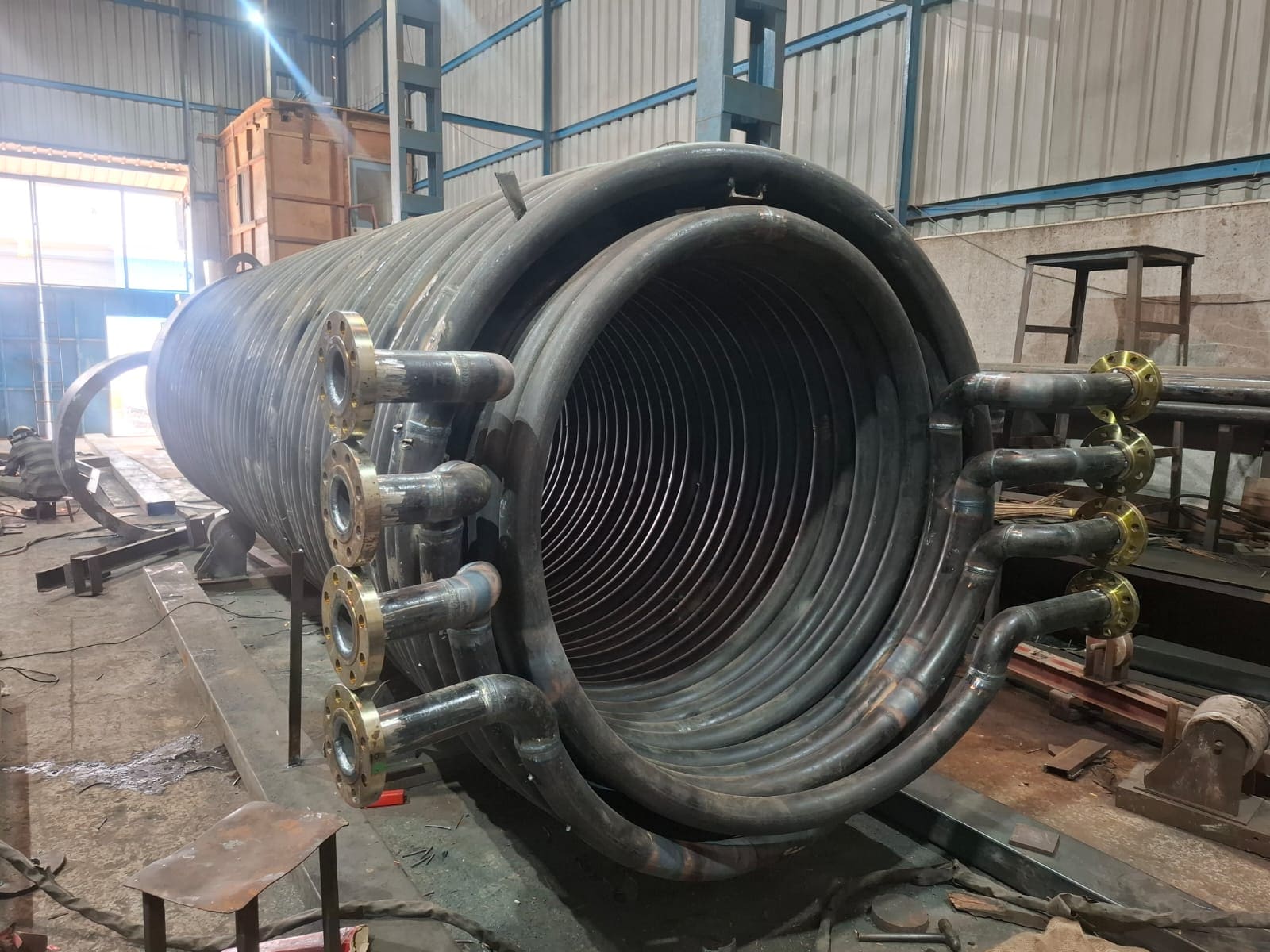 Limpet-Coil Reactor Shell — Reactors fabricated by Tech Mech Engineering